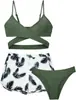 Traje de baño para niños Princesita Niños Grandes Niña Bao Chica de Aguas Termales Traje de baño de dos piezas con ombligo expuesto Bikini para niñas