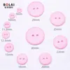 Láser de Tinte Personalizado Dos Ojos Resina Botón de Pan Ropa de Punto Camisa Botón Redondo Ropa para Niños Botón Versátil