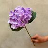 Atacado de Fabricante Exportação Hortênsia Artificial Solteira 96 Peças Casamento Decoração de Casa Arranjo de Flores Hortênsia Europeia