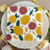 Directo de fábrica en stock servilletas de impresión a color flores y plantas pañuelo facial pañuelo de fiesta transfronterizo AliExpress venta caliente