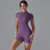 Mono de Yoga Ajustado de Nuevo Estilo con Sensación de Segunda Piel, Cuello Alto, Media Cremallera, Secado Rápido, Traje Deportivo para Correr, Ropa de Fitness