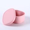 Caixa de Conservação de Silicone Grau Alimentício Estilo Coreano Lancheira de Estudante Bento Frutas Suplementos Alimentares para Bebês Armazenamento de Lanches Livre de Micro-ondas Congelamento