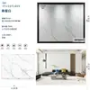 Pared de Fondo de TV de Piedra Sinterizada 1200x2700 Encimera de Piedra Sinterizada Baldosa de Mármol Blanco Veta Continua Piedra Sinterizada al por Mayor