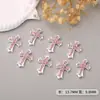 Accesorios Transfronterizos de Aleación para Uñas con Forma de Cruz, Decoraciones Metálicas con Pedrería para Uñas con Forma de Cruz, Adornos de Pedrería para Uñas de Moda Europeos y Americanos