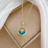 [Acero de Titanio] Collar Redondo Estrella de Mar Estilo Palacio Elegante Completamente Incrustado de Diamantes para Mujer Cadena Versátil para Clavícula Cadena de Acero de Titanio