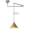 Lámpara de Araña para Restaurante Nórdico Cambiante Simple Moderna Bauhaus Oscilante Retráctil Dormitorio Mesita de Noche Estudio Estilo Japonés Lámparas