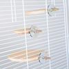 Plataforma de salto de madera tabla de salto plataforma de madera hámster Rama de flor ratón bolsa de miel Totoro ardilla conejillo de indias juguete molar suministros