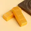 Lingotes de Resina Simulada de Oro 999, Barras de Oro, Rellenos para Recipientes de Tesoro, Decoración de Escritorio y Coche, Pequeños Adornos Feng Shui