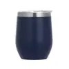 Suministro Directo de Fábrica Taza de Agua de Acero Inoxidable 304 Doble Pared al Vacío Forma de U Aislada Taza para Huevo al Vacío Creativa Taza Cáscara de Huevo de 12 oz