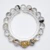 Mantén la calma y sigue adelantePulsera de Cristal Natural Verde Fantasma para Mujer, Diseño de Moda, Pulsera de Lujo Ligero al por Mayor