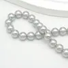 Acessórios para Joias DIY Pérolas Imitação Swarovski Pérolas de Vidro Furo Reto Contas Soltas Contas Artesanais Pérolas Brancas Australianas Imitação Atacado