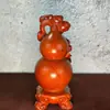 Calabazas Talladas en Madera Huali Adornos Madera Maciza Grande Fulu Hogar Sala de Estar Estilo Chino Artesanía Decorativa Regalo Inauguración