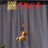 Chaveiro Pingente Artístico de Madeira com Cavalo dos Doze Signos do Zodíaco Design Criativo DIY Pingente de Cavalo para Celular