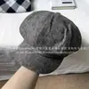 Chapéu Oitavado Macio de Lã FumengRetro Outono/Inverno Elegante Boina Versátil Afina o Rosto