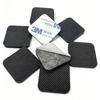 Almohadillas de Goma Negras, Absorbentes de Golpes, Autoadhesivas, Antideslizantes, Almohadillas Planas Cuadriculadas Cuadradas, Almohadillas de Malla para Patas de Muebles Resistentes a Altas Temperaturas al por Mayor