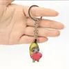 Comida Gato Cabeza Plátano Gato Expresión Llavero Celebridad de Internet Gato Tonto Xiaohongshu Colgante para Mochila