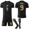 Agasalho de Treino de Futebol 2025-26 Novo Agasalho Esportivo Camisa Copa América Preto Dourado Seleção Mexicana Record