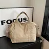 Bolso de Tote Minimalista Estilo Japonés Versátil 2025 Nuevo Bolso de Lona de Gran Capacidad para Mujer Bolso de Hombro Cruzado