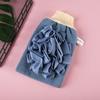 Flor de baño toalla de baño dos en uno tira larga toalla de baño artículos de baño para el hogar espuma de baño de doble uso tira para frotar al por mayor