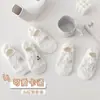 Meias Femininas de Algodão, Estilo Fino de Verão, Comprimento Meia-Canela, Novo Modelo Popular 2025, Meias Longas Brancas Sem Costura Anti-Odor para Primavera e Outono, Maternidade