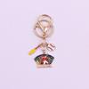 Chaveiro de Metal Estrela dos Jogos 2025 Pingente de Decoração de Mochila de Tênis de Mesa Fan Zhendong Zheng Qinwen