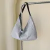 Bolsa de mano de gran capacidad, nueva moda de verano 2026, elegante bolsa de lona, bolso de hombro casual único y moderno para el día a día
