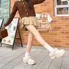 Nuevas pantuflas de algodón impermeables para mujer, de suela gruesa, forradas de felpa y antideslizantes, adecuadas para usar en interiores en otoño e invierno, con diseño de talón cerrado, disponibles al por mayor
