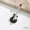 Venda Direta de Fábrica Chaveiro Pingente de Guitarra Sexy Americano Pingando Óleo Acessórios de Bolsa de Nicho Pingente de Metal Pintado