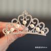Tiaras de Corona para Niña Peineta Infantil Perla Diamantes de Imitación Peineta 2025 Nueva Pinza de Agarre de Princesa Accesorios para el Cabello de Niñas