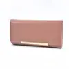 Moda Estilo Coreano Color Sólido 80% de descuento Cartera para Mujer con Acabado de Alta Gama, Diseño Nuevo Sencillo, Gran Capacidad, Múltiples Ranuras para Tarjetas, Cartera para Dama