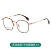 Gafas de marco de titanio ultraligero nuevas, marco de gafas Shenzhen IP galvanizado polígono marco de titanio puro gafas moda vintage lote en stock
