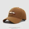 Gorra de béisbol con visera para bebé, estampado de letras moderno, bonito, estilo otoño para niños, disponible en varios colores, adecuada para senderismo, transfronteriza