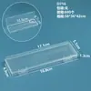 Caixa de Embalagem de Plástico Transparente Caixa de Exibição de Amostra de Ferramentas de Hardware Caixa de Embalagem de Peças Organizador de Acessórios Caixa de Armazenamento de Cartões