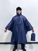 Poncho Impermeável Multifuncional Portátil Três em Um para Adultos, Capa de Chuva para Caminhada ao Ar Livre, Capa de Chuva Completa para Exterior