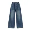 Jeans para Niña 2026 Nuevo Estilo Otoño, Pantalones de Pierna Ancha con Salpicaduras Plateadas de Colores, Pantalones Rectos, Pantalones Largos de Otoño para Niños