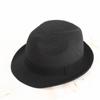 Sombrero de Paja de Verano 2020 Sombrero de Jazz para Mujer Protección Solar Sombrero de Paja de Ala Pequeña Sombrilla de Verano Sombrero de Copa Pequeño para Hombres y Mujeres