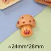 Imanes de Nevera de Setas de Jungla Coloridas, Accesorios de Resina para Fundas de Teléfono, Pasadores de Pelo Creativos, Decoraciones para Zapatos, Materiales de Decoración DIY