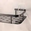 Trípode de pared para cocina y baño transfronterizo, estante de baño sin perforaciones, estante de almacenamiento rectangular, venta al por mayor