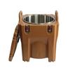 Cubo de Sopa Aislado Comercial de 50L Acero Inoxidable Cubo Redondo para Arroz Entrega de Comida Cocinada Gran Capacidad Doble Cubo Frío y Caliente