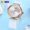 Reloj de Pulsera SKMEI Moda Casual Silicona Estudiante para Mujer Elegante Simple Caja Transparente con Reloj de Cuarzo