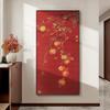 Pintura Colgante de Estilo Chino Nuevo Yinghao para Vestíbulo Edición Vertical con Textura de Pan de Oro para Pasillo Pasillo Sala de Muestras Pintura Decorativa de Gama Alta