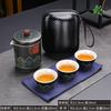 Juego de té de viaje de alta gama, juego de té portátil para exteriores, taza exprés portátil para coche, bolsa de almacenamiento, regalo