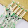 Palillos desechables de bambú especiales para comida rápida y para llevar en restaurantes, cuencos y palillos higiénicos, vajilla doméstica económica y práctica, palillos redondos.