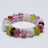 Pulsera de Jade Blanco Fantasma de Cristal Natural Berry Gummy para Mujer, Pulsera de Regalo Versátil al por Mayor