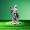 Cobre Plateado Metalizado Vestido Li Bai Invitó a la Luna Pequeños Adornos a Levantar la Copa