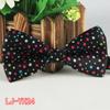 Nuevo punto de impresión de seda de poliéster para hombre adulto, pajarita de boda y negocios, fábrica de Shengzhou en stock al por mayor