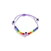Venta Caliente Transfronteriza Pulsera Tejida a Mano con Cuentas de Cristal Ojo Maligno Ojo Maligno Pulsera de la Suerte Hamsa Ojo Azul