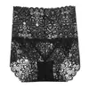 Explotaciones de comercio exterior ropa interior de encaje de cintura alta para mujer transparente hueca sexy de encaje bragas de cadera transpirables