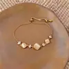 Pulseira Ajustável Redonda de Zircônia Super Brilhante, Pulseira Simples da Moda de Nicho de Alta Qualidade, Joia Elegante Versátil Personalizada