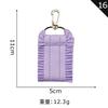 Cinta de Lona DIY con Etiquetas Coloridas para Equipaje, Llavero y Hebilla en Estilo Ins